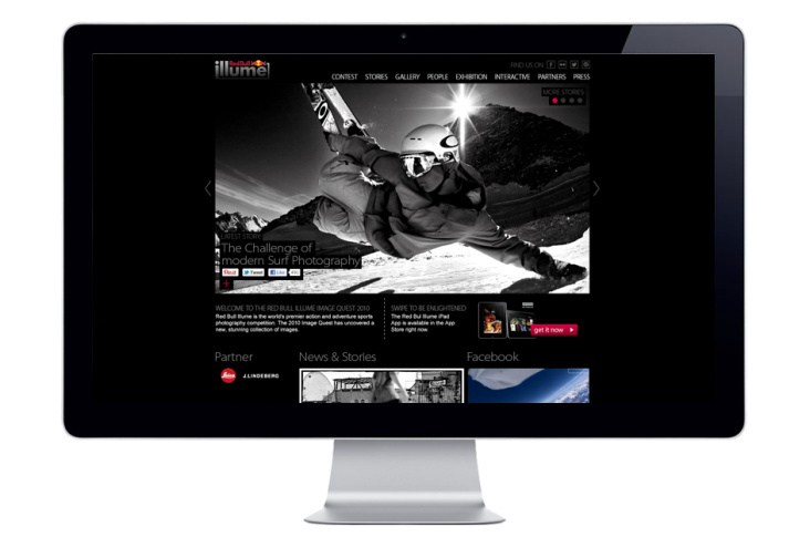 Red Bull Illume website