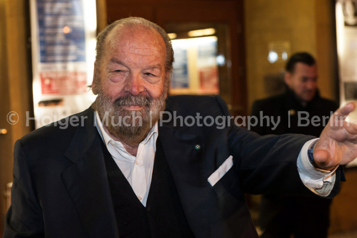 Carlo Pedersoli (Bud Spencer) bei der Vorabvorstellung der ARTE Dokumentation „Bud’s Best – Die Welt des Bud Spencer“