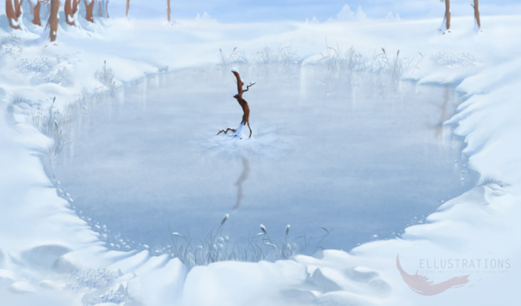 Background Painting  |  Stills aus „Burnout“, 2D Kurzfilm