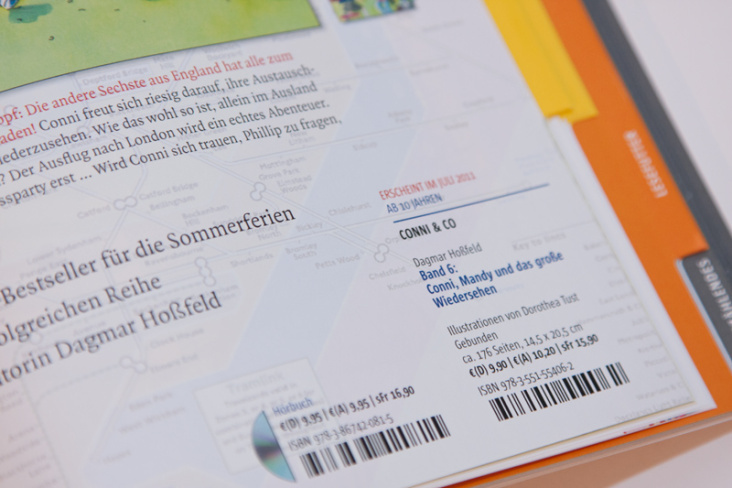 Vorschau und Gesamtverzeichnis Kinder- und Jugendbuch für den Hamburger Carlsen Verlag.