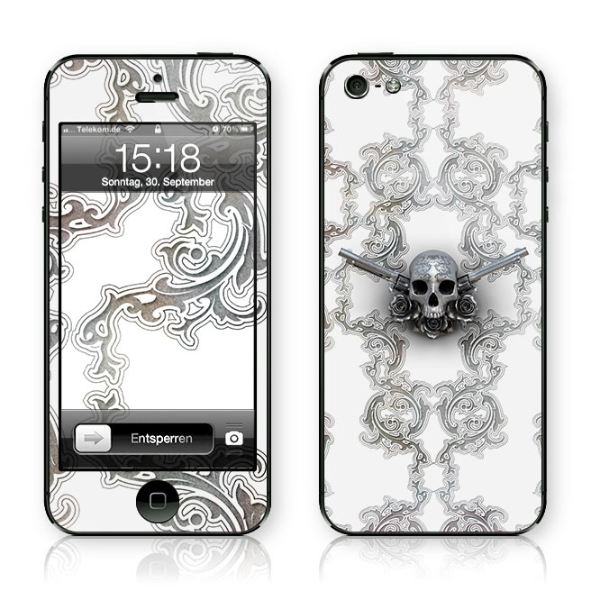 iPhone Design Skin „blei roccum I“ Bedeutung „blei roccum“: weißer Rock