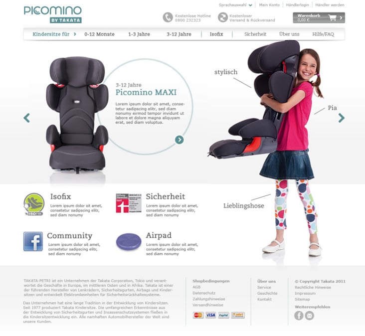 Picomino Kindersitze