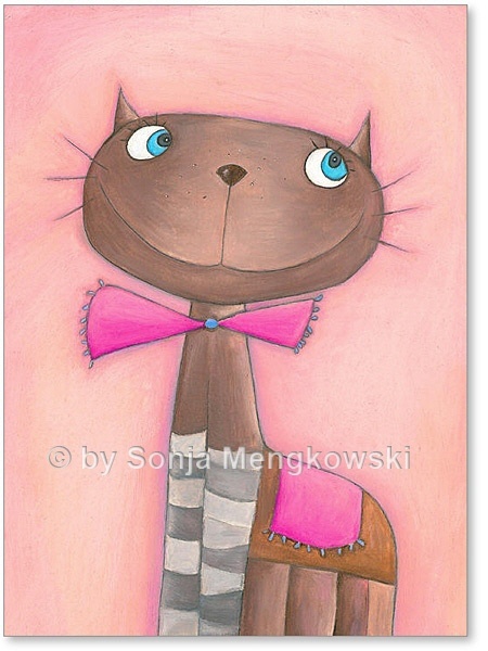 Gemälde – Katze Candy Cat