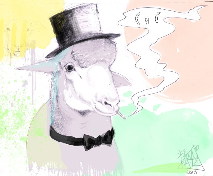 smokin sheep