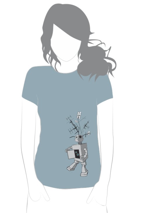 Free work: Robot-Shirt