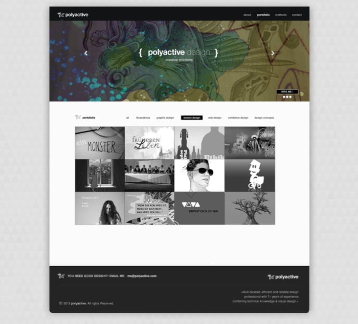 Website & Logodesign: polyactive
