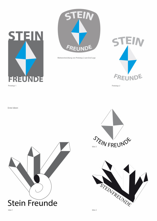 Logo Variationen SteinFreunde