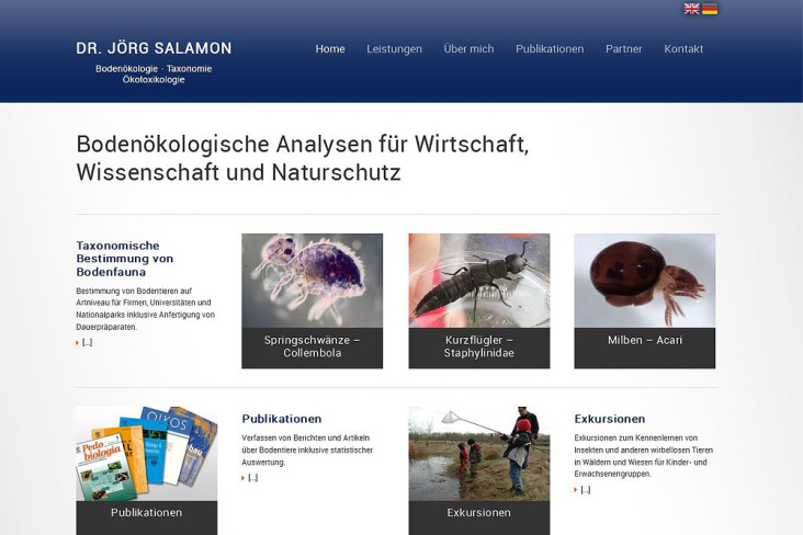 www.salamon-oekologie.de – Internetpräsenz des Biologen Dr. Jörg Salamon