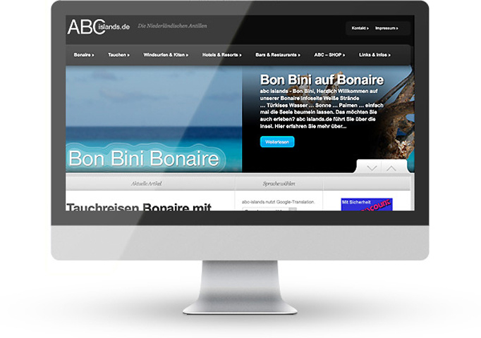 ABC – Islands Infowebsite über die Karibikinsel | WordPress