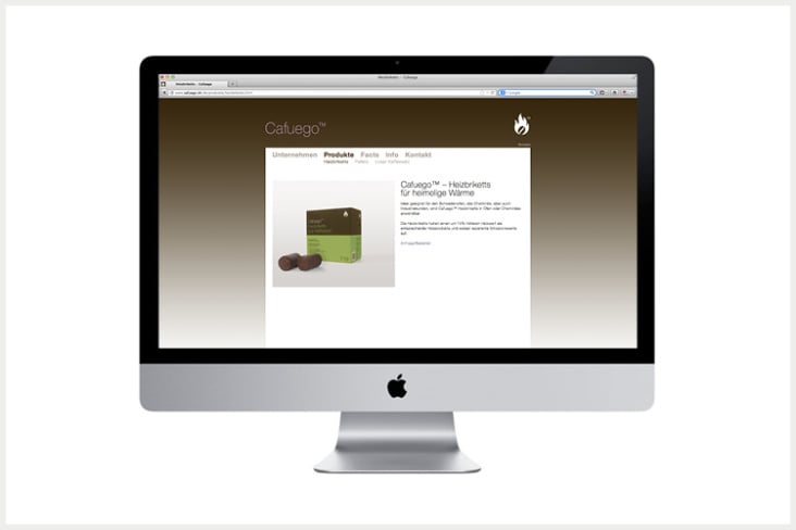 Website Gestaltung – Cafuego, Schweiz