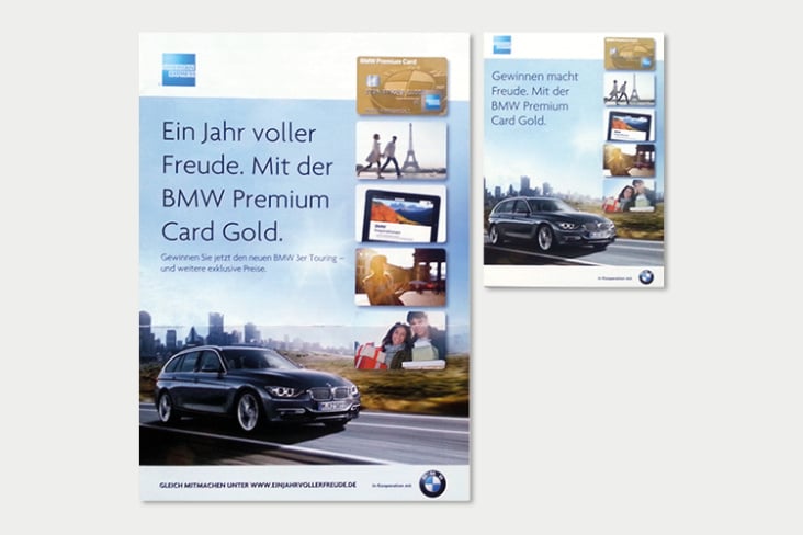 Werbekampagne – Ein Jahr voller Freude – BMW Premium Card & American Express