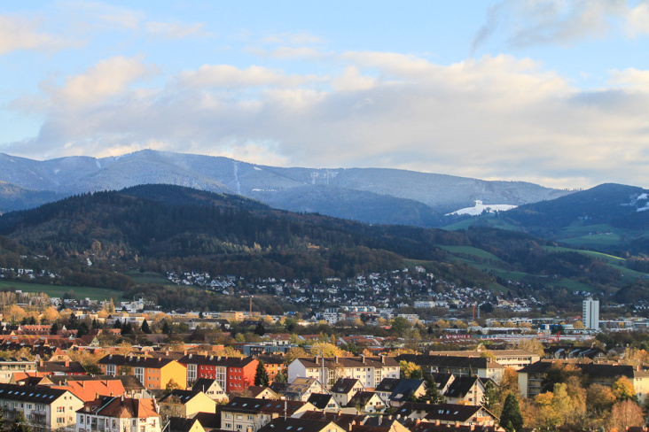 Freiburg im Hintergrund unser Schauinsland