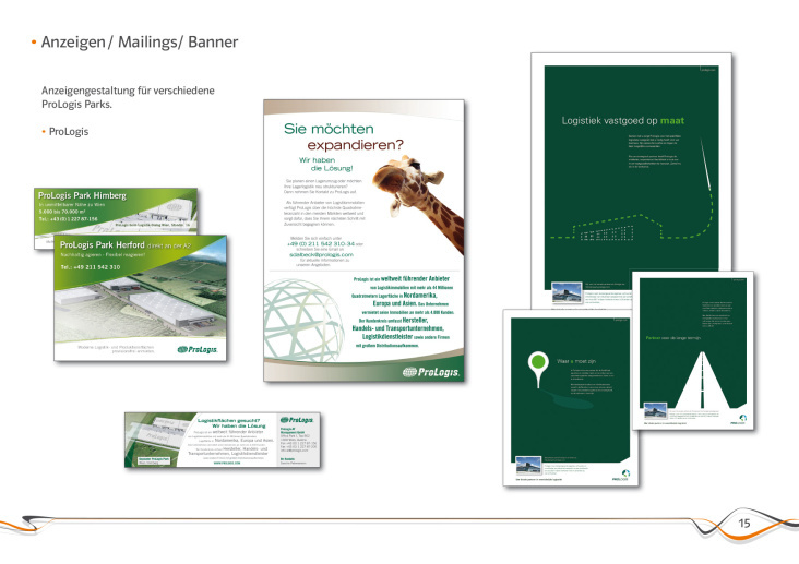 Anzeigen & Mailings Prologis