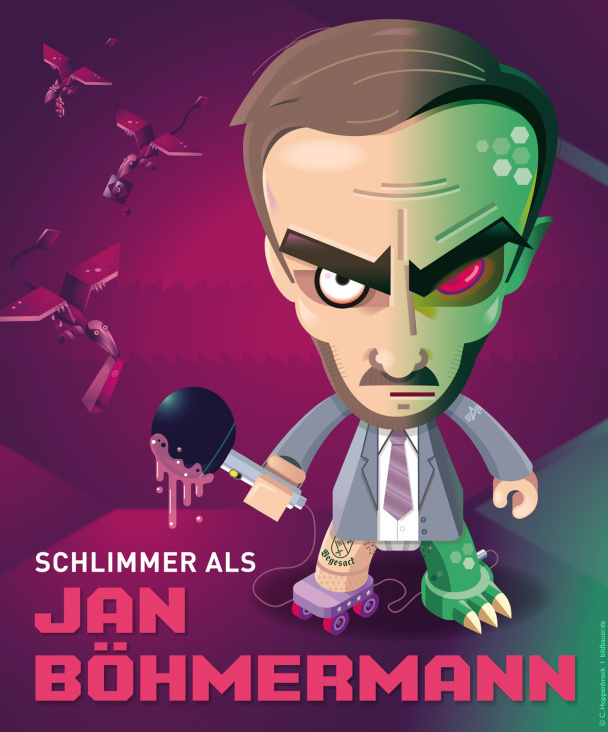 Plakat Jan Böhmermann Tour 2014