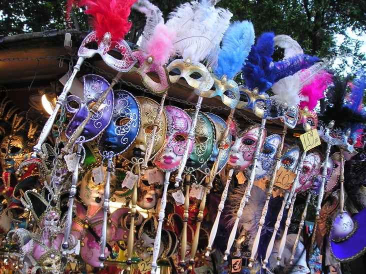 Masken in Venedig