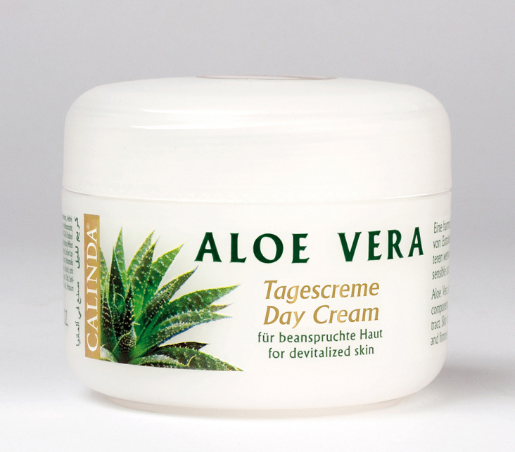 No-Label Etikett für Pflegeserie – Aloe Vera Tagescreme