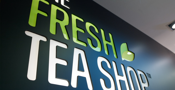 the FRESH TEA SHOP, Vanesssa Badziong Grafik Design
