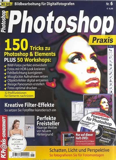 Photoshop Praxis Nr. 6, Artikel: Tipps & Tricks zu Photoshop