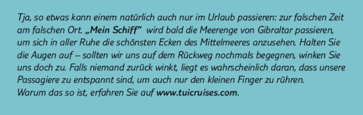 6 TUI Cruises Mein Schiff Text