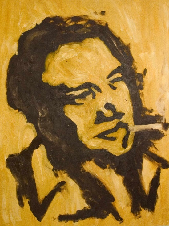 Django 2 (oil on canvas, 50 × 70 cm)