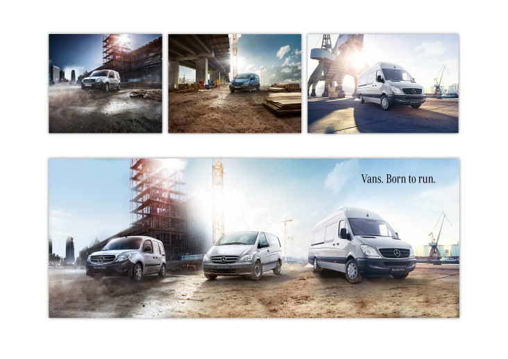 Daimler IAA Nutzfahrzeuge 2012 – Fotomontage