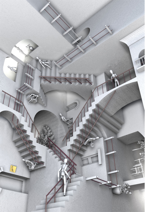 Mc Escher – Treppenhaus