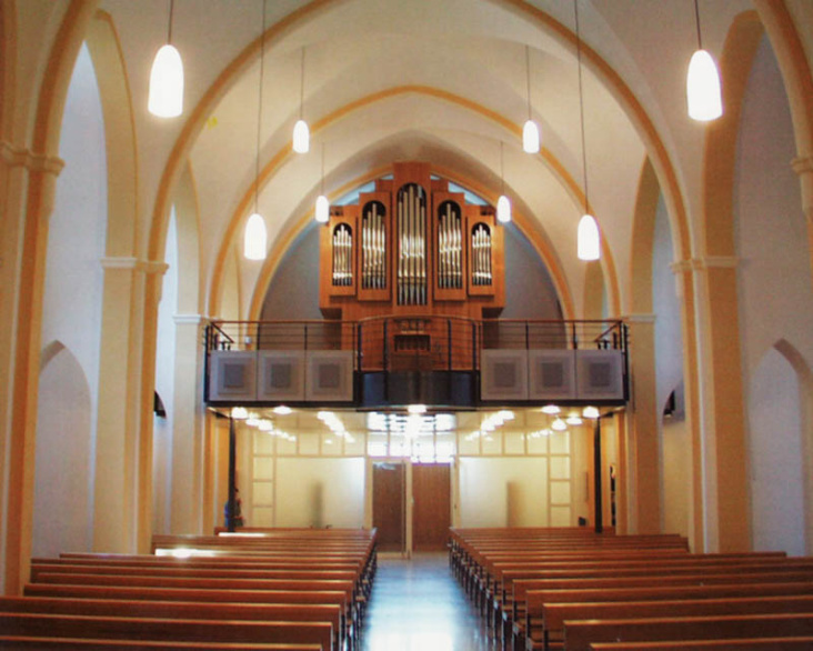 Beleuchtungskonzeption für St. Ulrich Kirchheim 1995