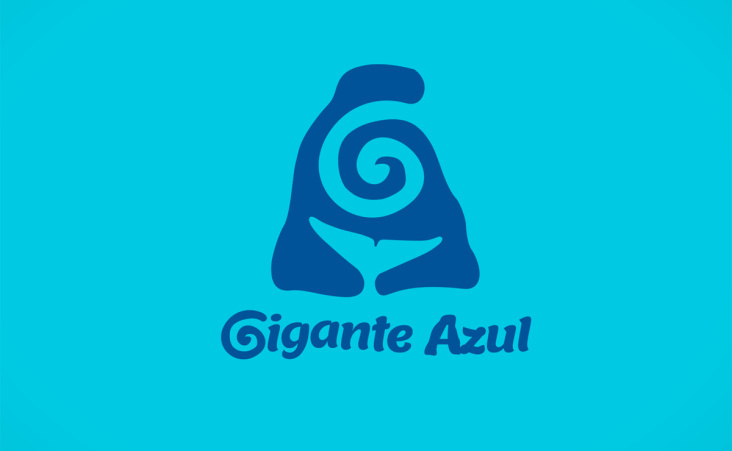 Gigante Azul, logo for an environmental association in Tenerife