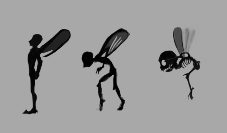 Former concept for enemies for „Tights Fight“