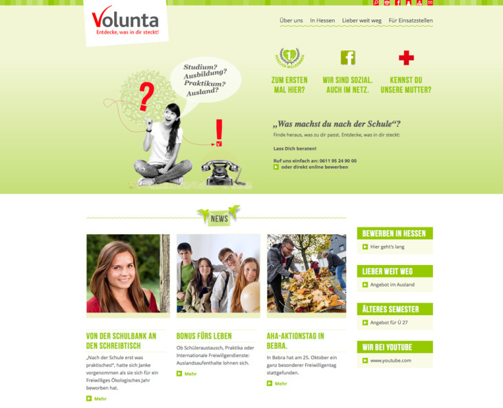 Website für Volunta