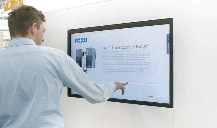 Faro Touchscreen – Productnavigator