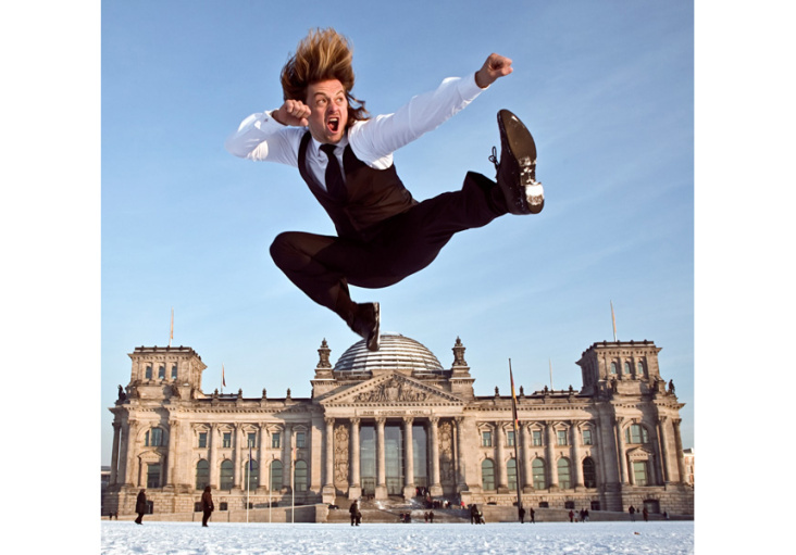 Jump over the Reichstag