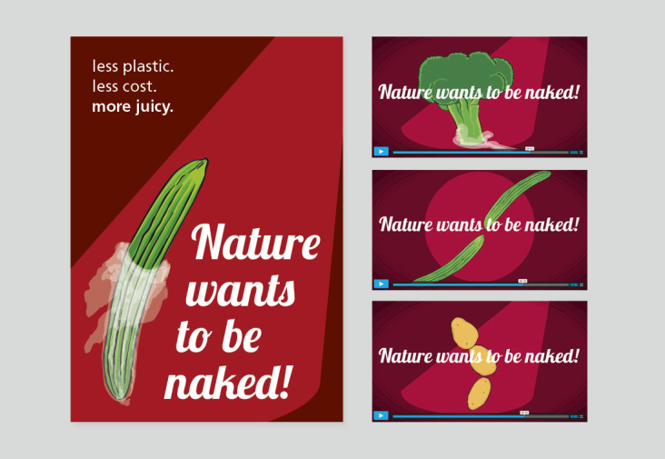 Naked Vegetables – Kampagne