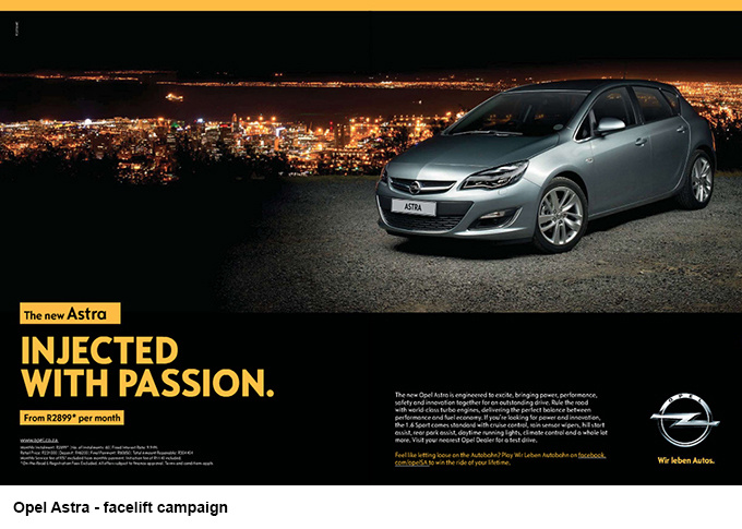 Opel Astra for Opel South Africa