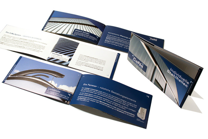 Imagebroschüre für Stahl- und Hallenbauer