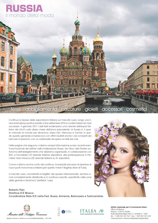 Editorial design / RUSSIA il mondo della moda