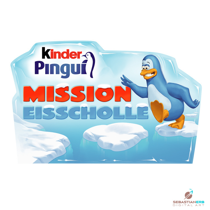 Ferrero Kinder Pingui Aufsteller