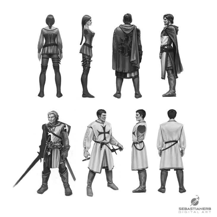 First Templar Characters