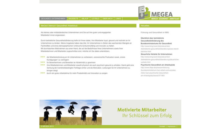 Website Typo3 Megea