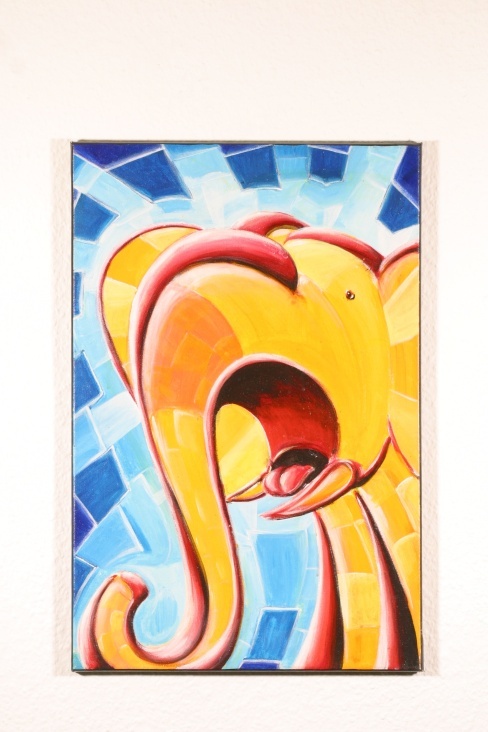 Elefant, Acryl, 2005
