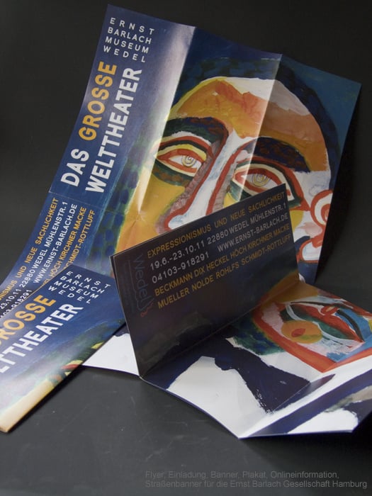 Ausstellungsausstattung, Malerei des Expressionismus, Hamburg