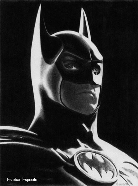 Batman – Bleistift und Tusche