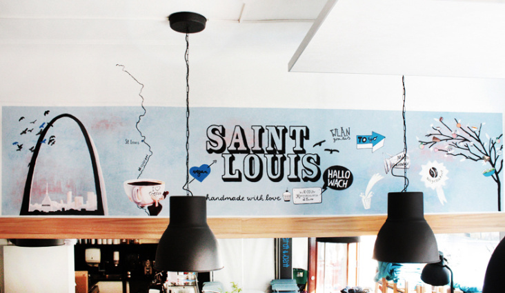 Saint Louis – Wandgestaltung