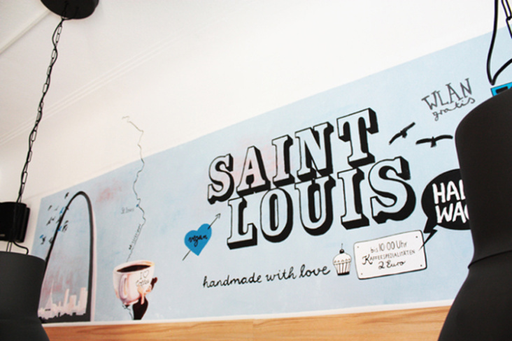 Saint Louis – Wandgestaltung
