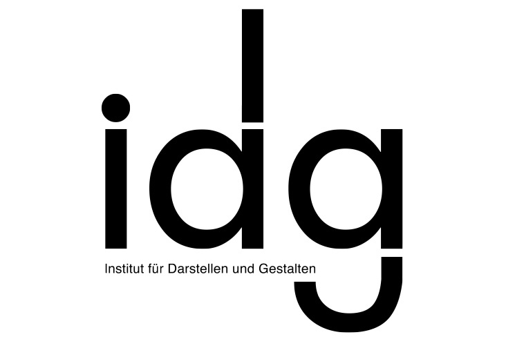 Institut für Darstellen und Gestalten, Architekturfakultät, Universität Stuttgart. Logo und Webdesign