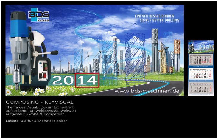 Kalendermotiv 2014 für BDS Maschienen
