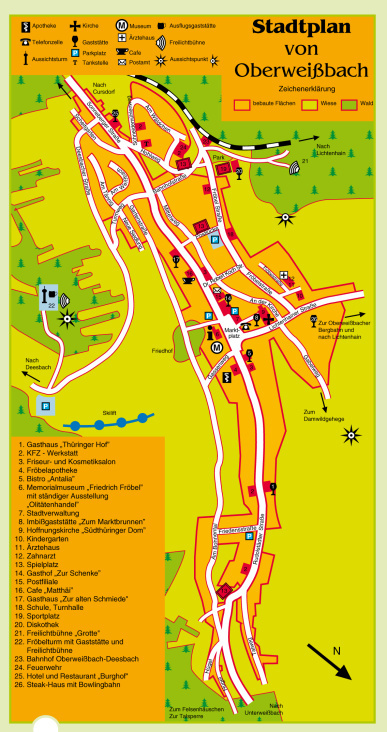 Stadtplan Oberweißbach