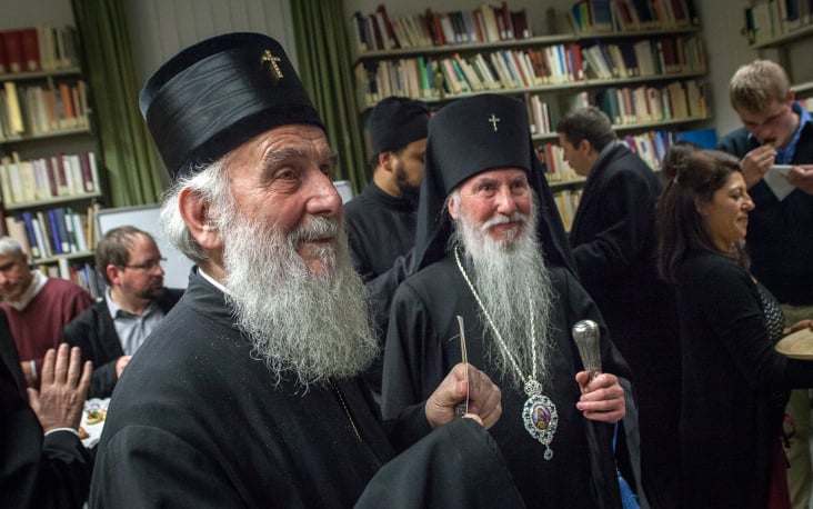 Der serbisch-orthodoxe Patriarch Irinej zu Besuch in München, 2014