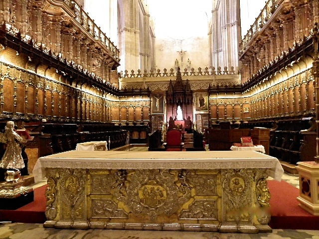 Chorgestühl der Kathedrale von Sevilla