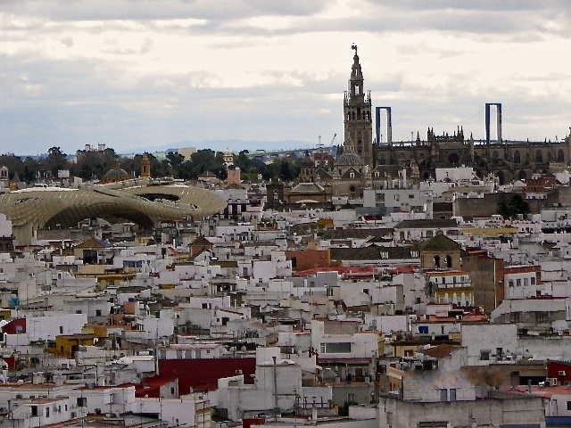 Blick auf Sevilla